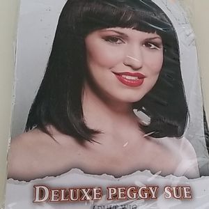 Costume deluxe peggy sue wig black
